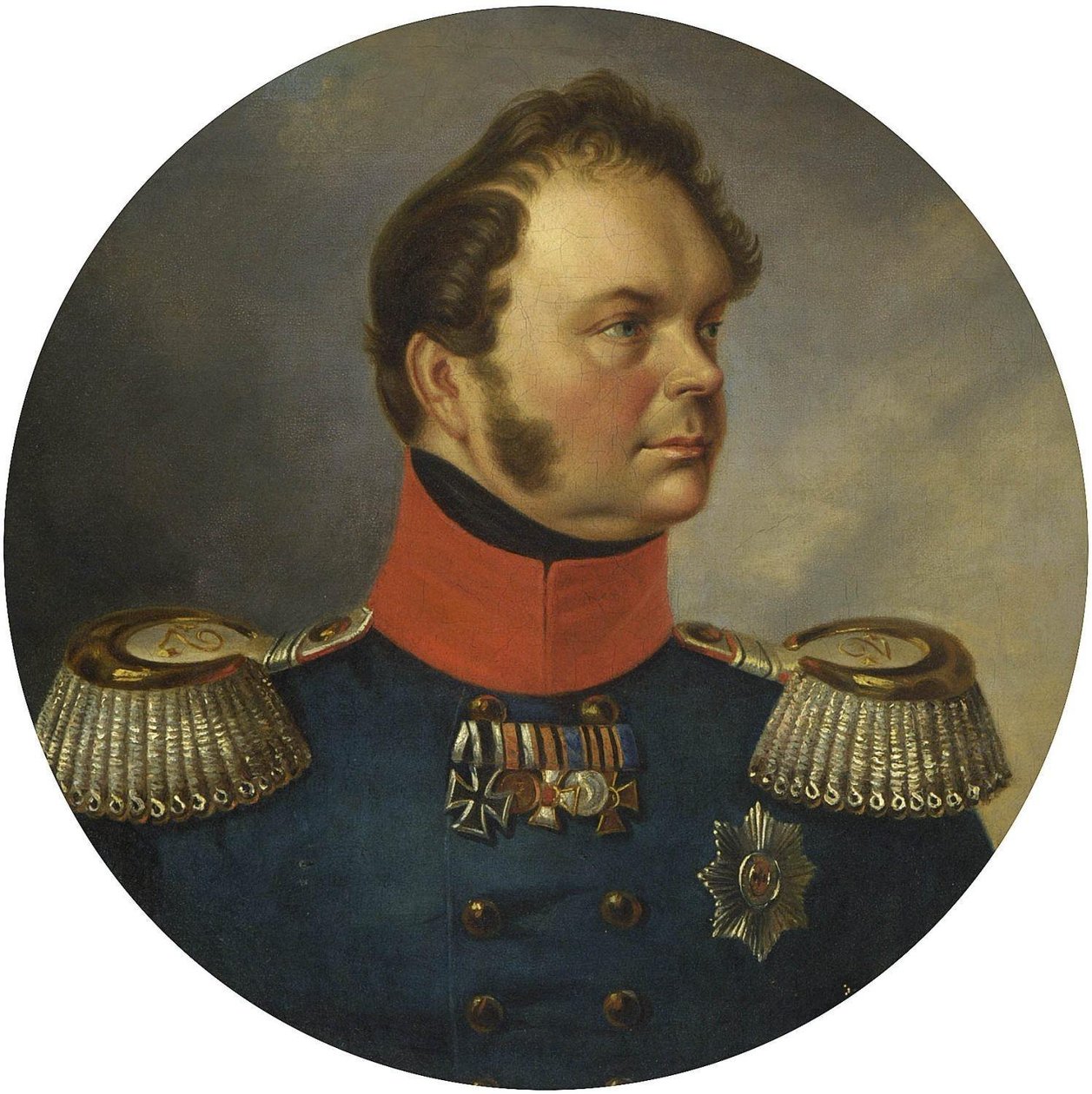 Portret van Frederik Willem IV van Pruisen door Franz Krüger