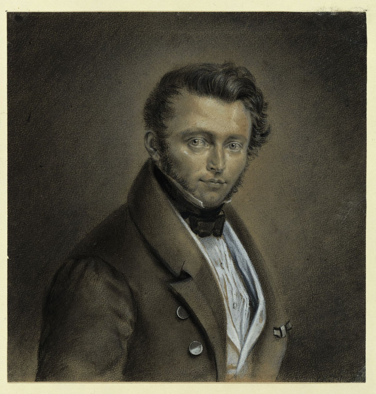 Zelfportret door Franz Krüger