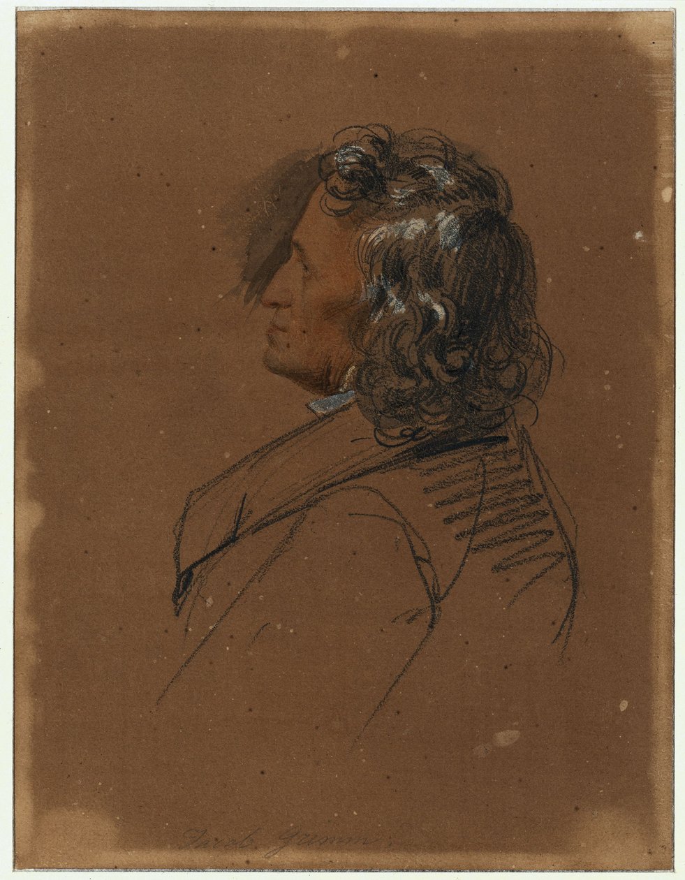 Wilhelm Grimm door Franz Krüger
