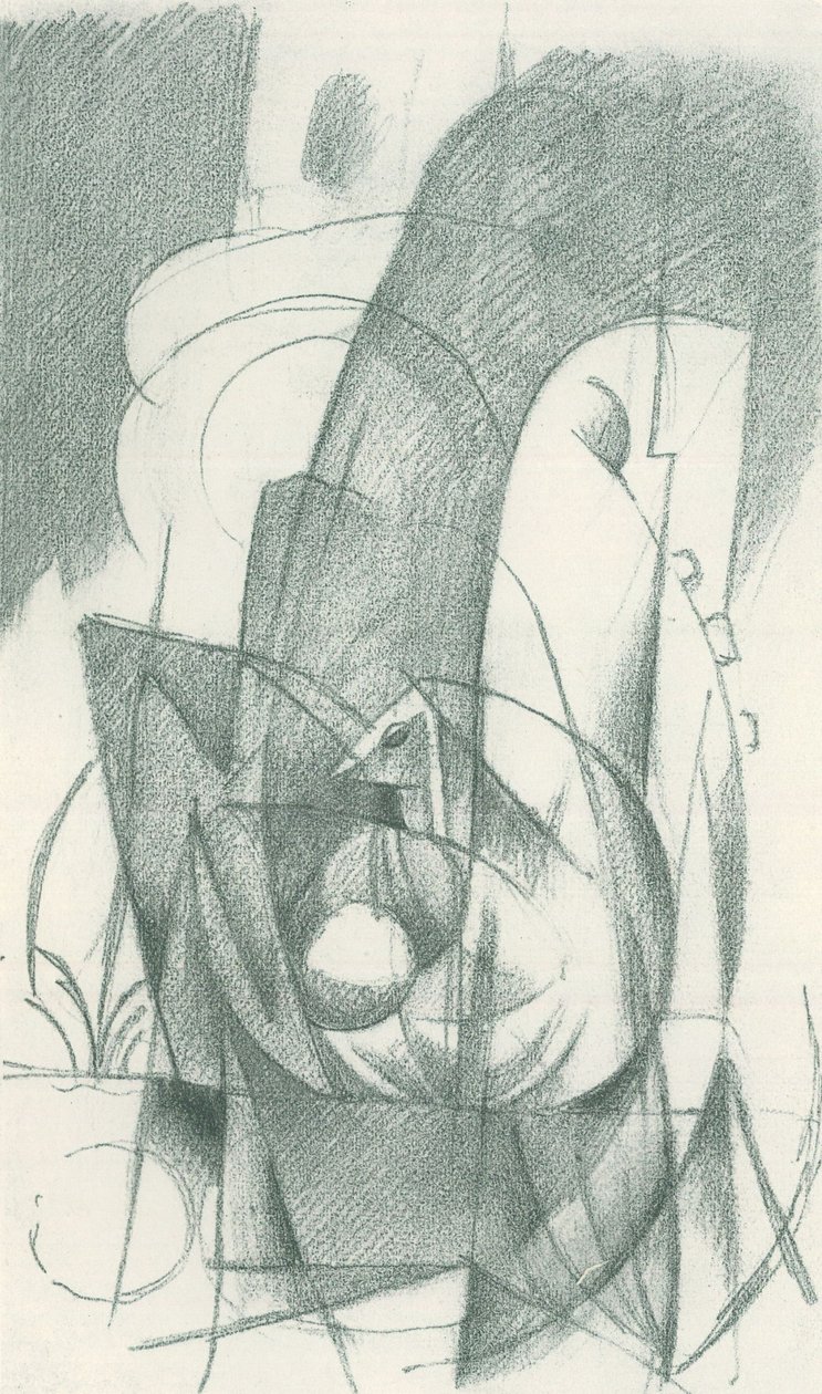 Franz Marc - Schetsboek uit het veld - Blad 15 door Franz Marc
