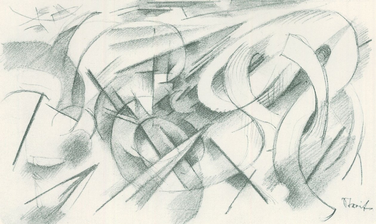 Franz Marc - Schetsboek uit het veld - Blad 16 door Franz Marc