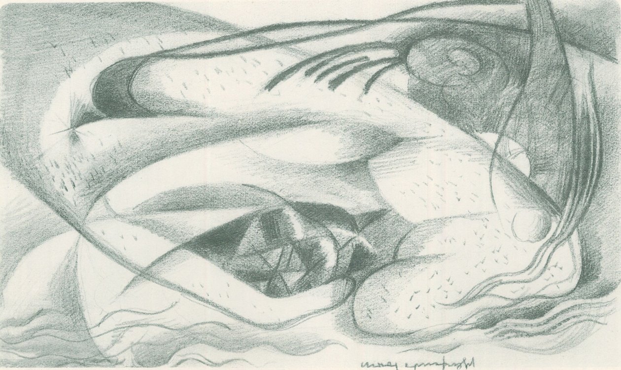Franz Marc - Schetsboek uit het veld - Blad 23 door Franz Marc