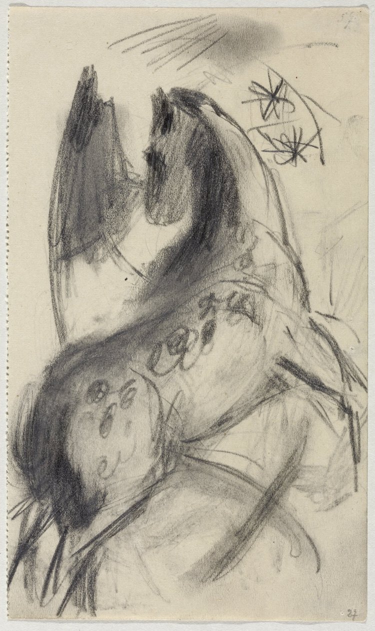 Duits: Springpaard door Franz Marc