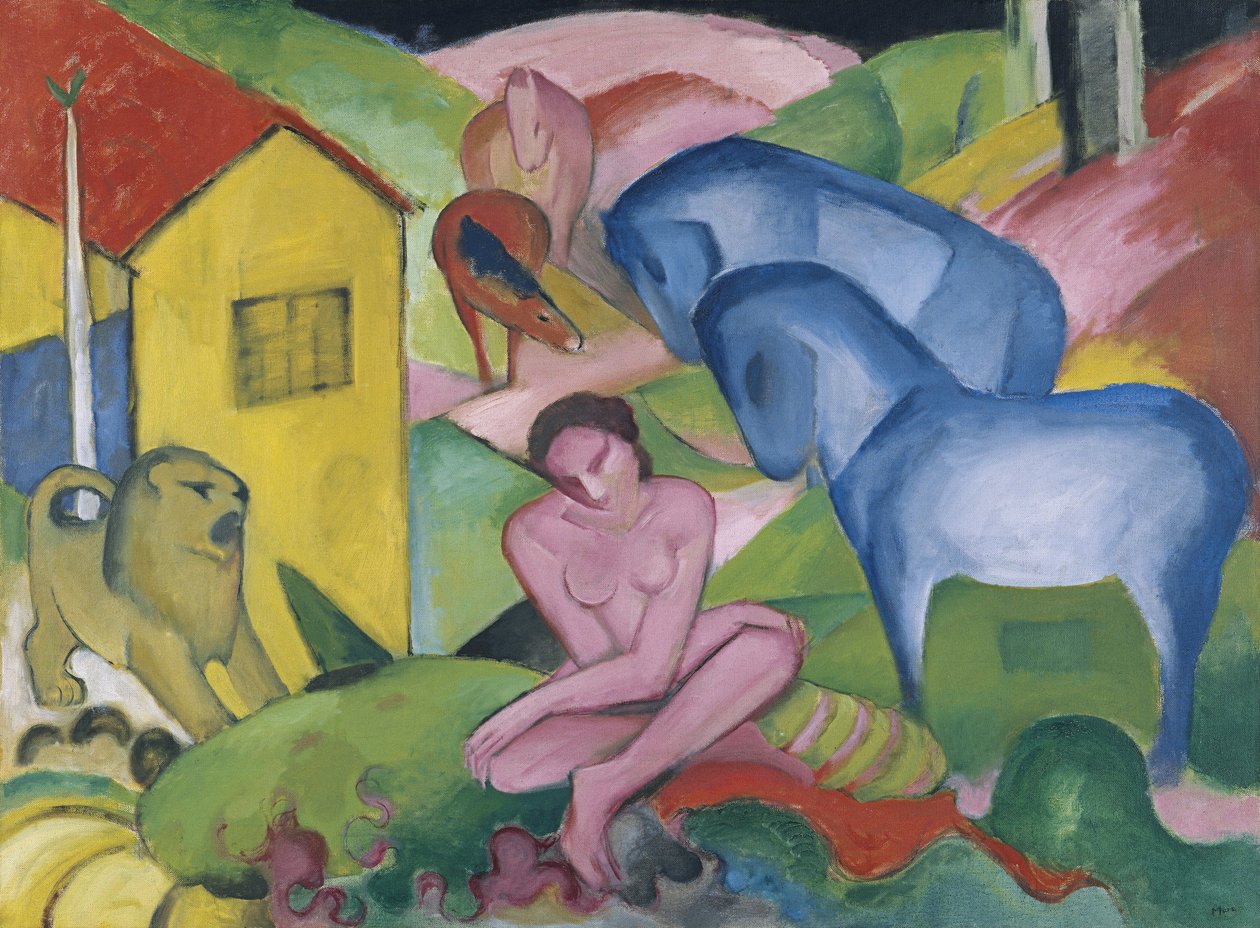 De droom  door Franz Marc