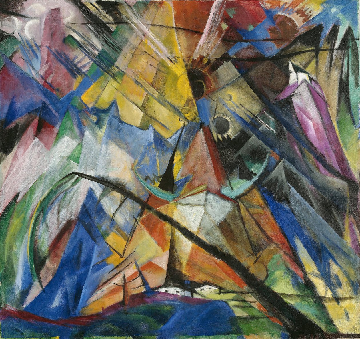 Tirol door Franz Marc