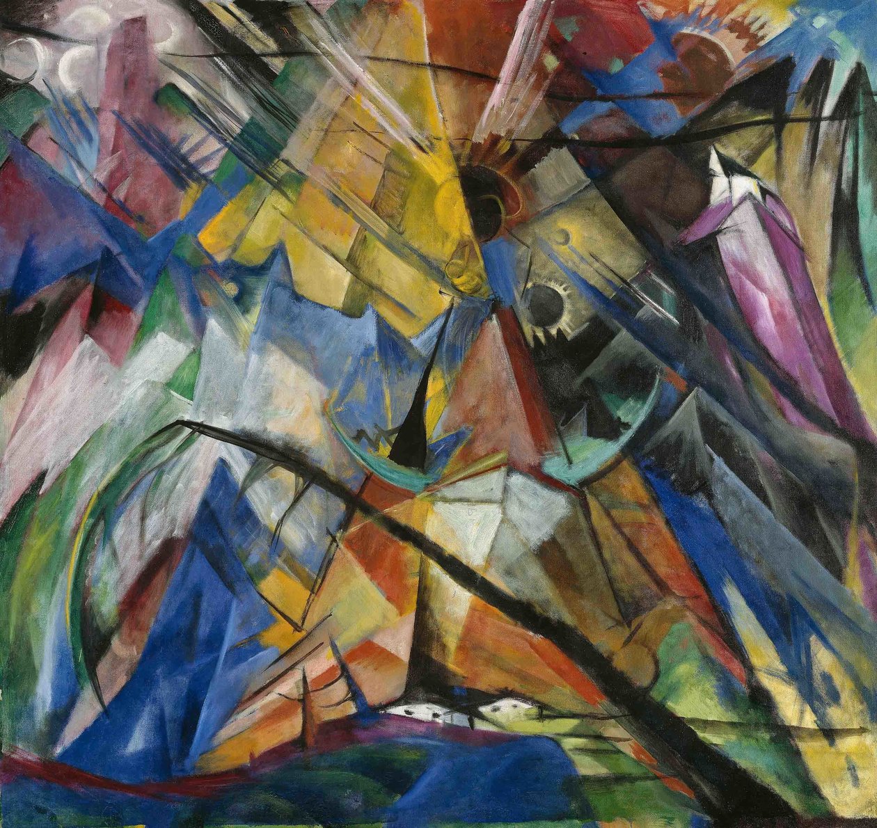 Tirol door Franz Marc