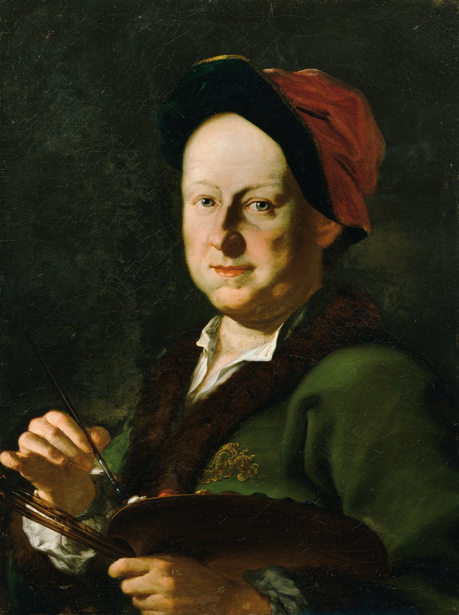 De veldslagschilder August Querfurt door Franz Sebald Unterberger