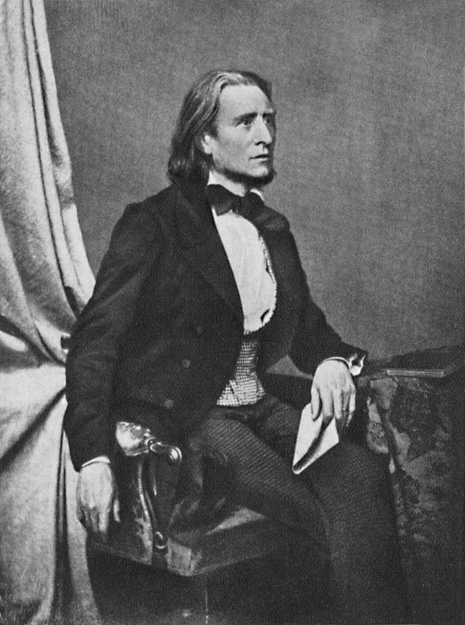 Franz Liszt, ca. 1860, 1939 door Franz Seraph Hanfstaengl