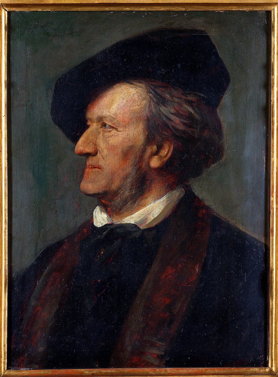 Portret van de componist Richard Wagner door Franz Seraph von Lenbach