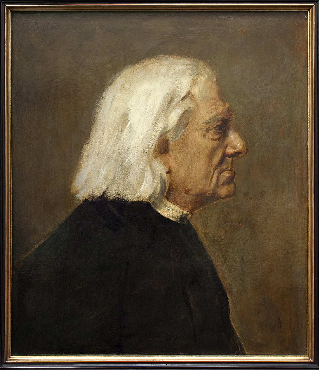 De componist Franz Liszt (1811-1886) door Franz Seraph von Lenbach