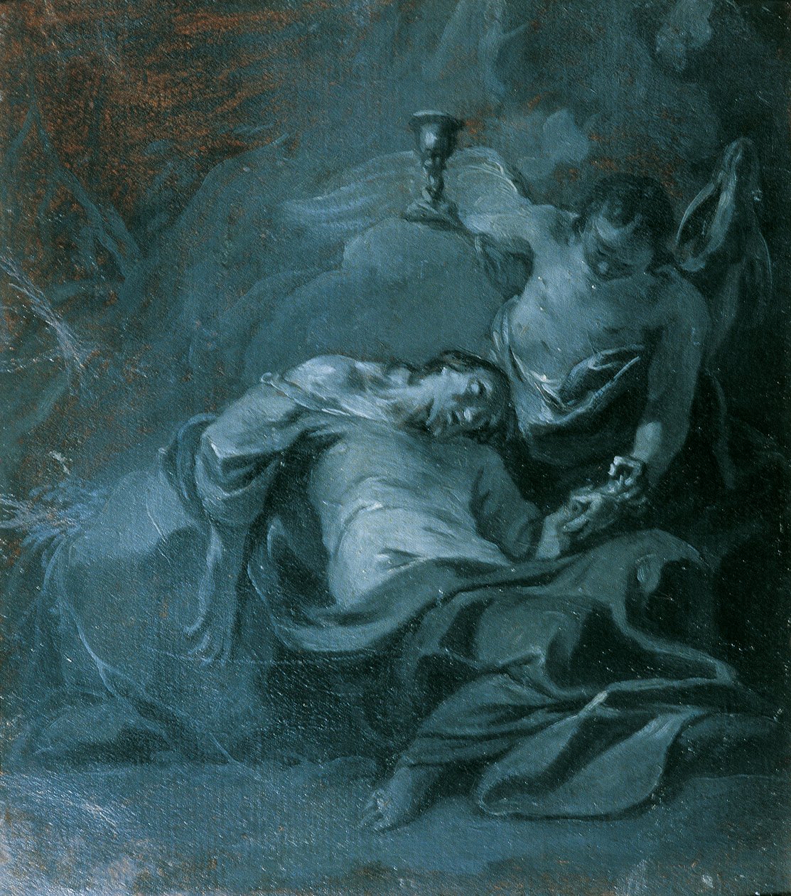 Christus op de Olijfberg (I) door Franz Sigrist d. Ä.