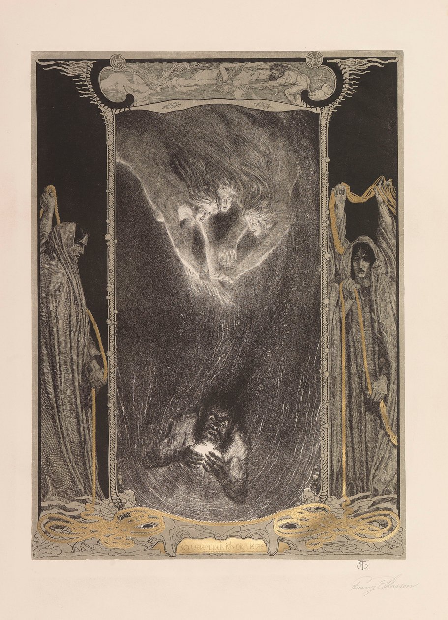 Der Ring des Nibelungen, 1914 door Franz Stassen