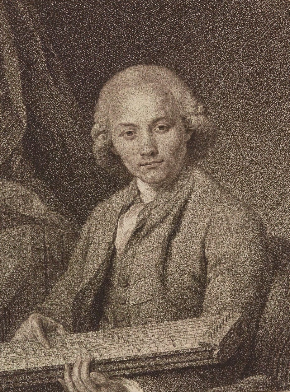 Portret van de organist en componist Georg Joseph Vogler 1749-1814, ca. 1795 door Franz Valentin Durmer