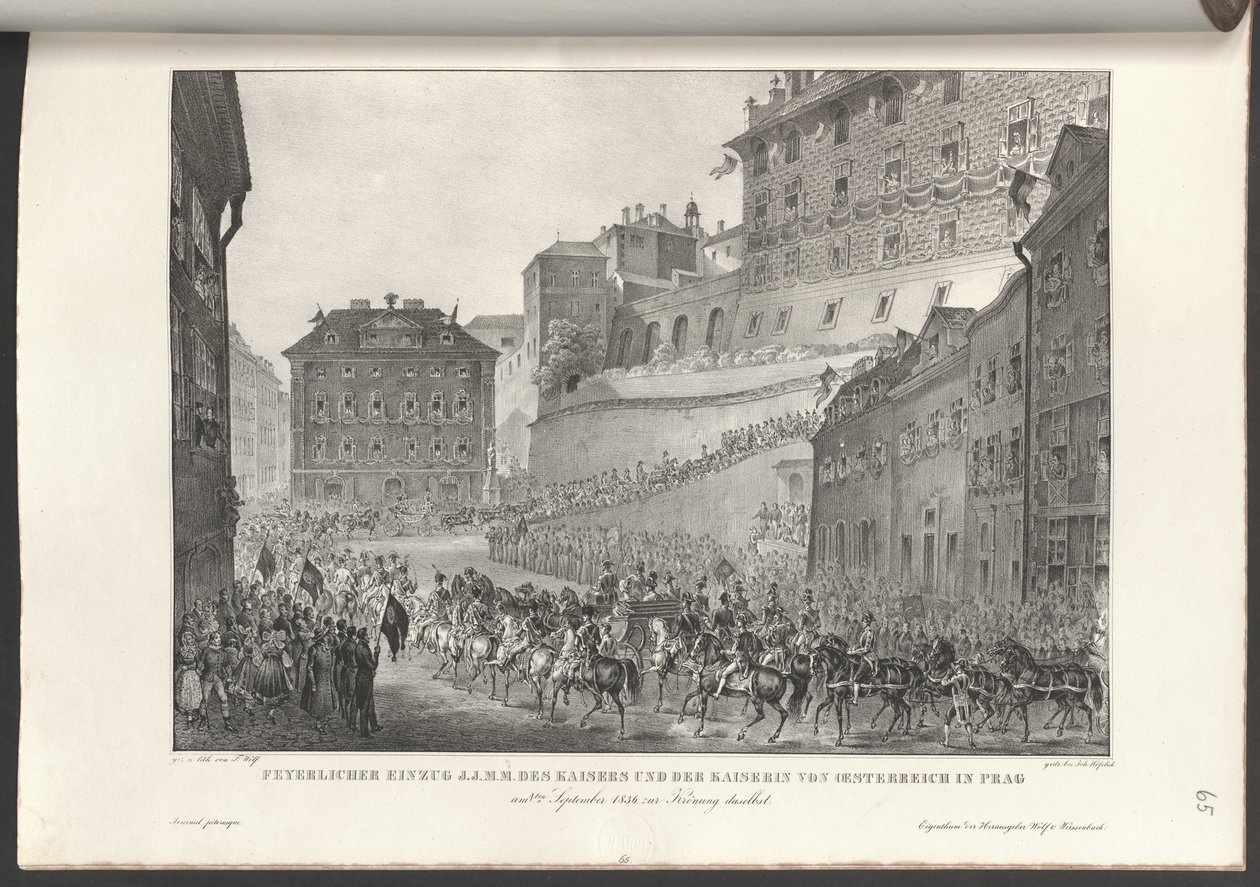 Ferdinand I door Franz Wolf