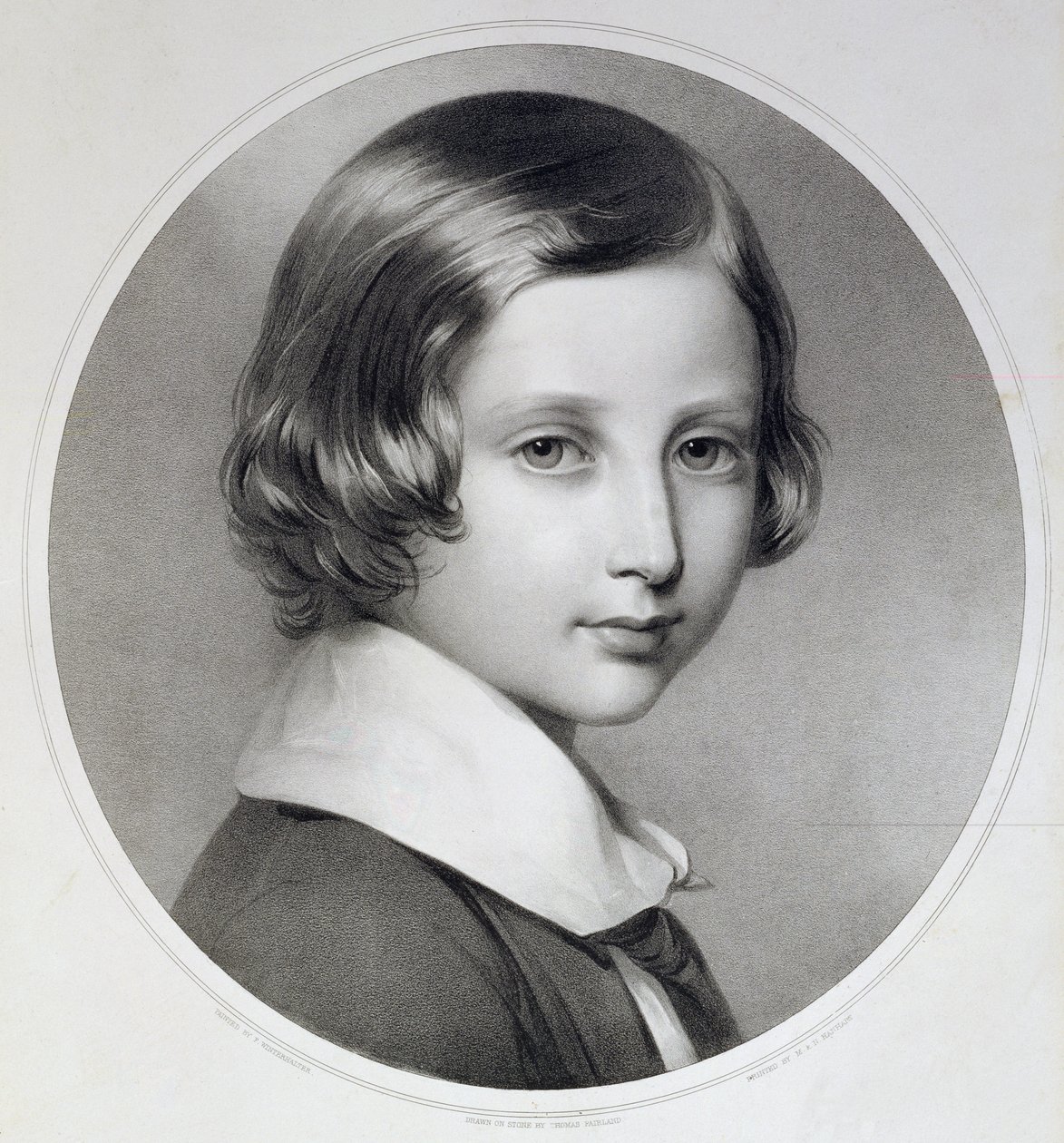 Albert, Prins van Wales (1841-1910), oorspronkelijk gegraveerd door Thomas Fairland, uitgegeven door M. und N. Hanhart, 1852 (lithografie) door Franz Xaver Winterhalter