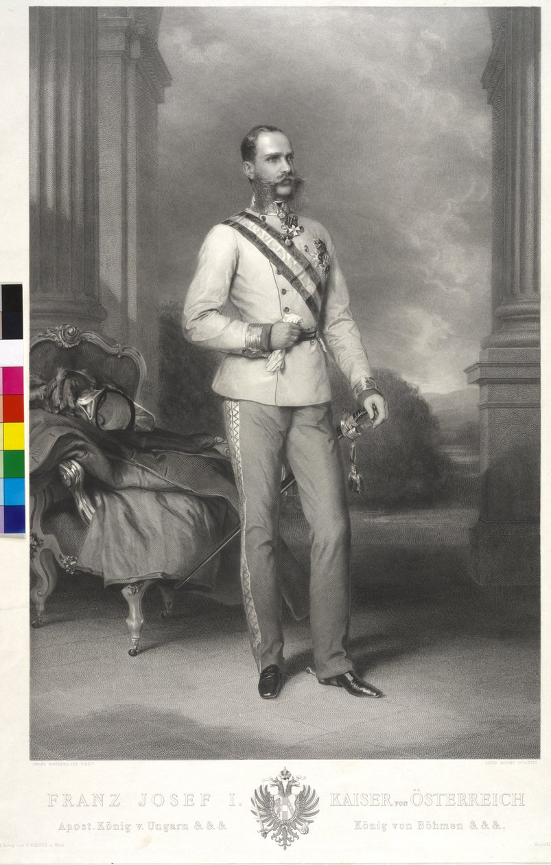 Keizer van Oostenrijk Franz Joseph I door Franz Xaver Winterhalter