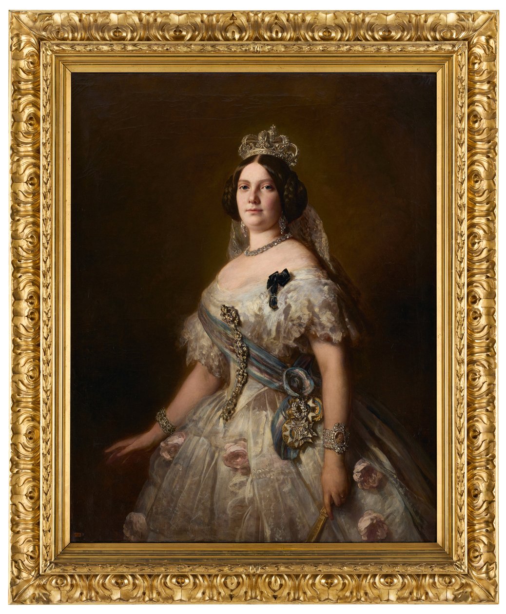 Isabella, koningin van Spanje door Franz Xaver Winterhalter