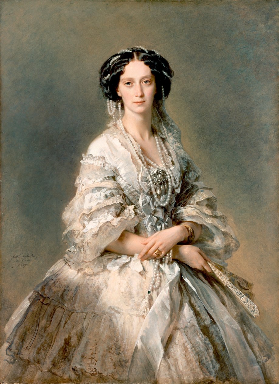 Portret van Maria Alexandrovna, 1857 door Franz Xaver Winterhalter