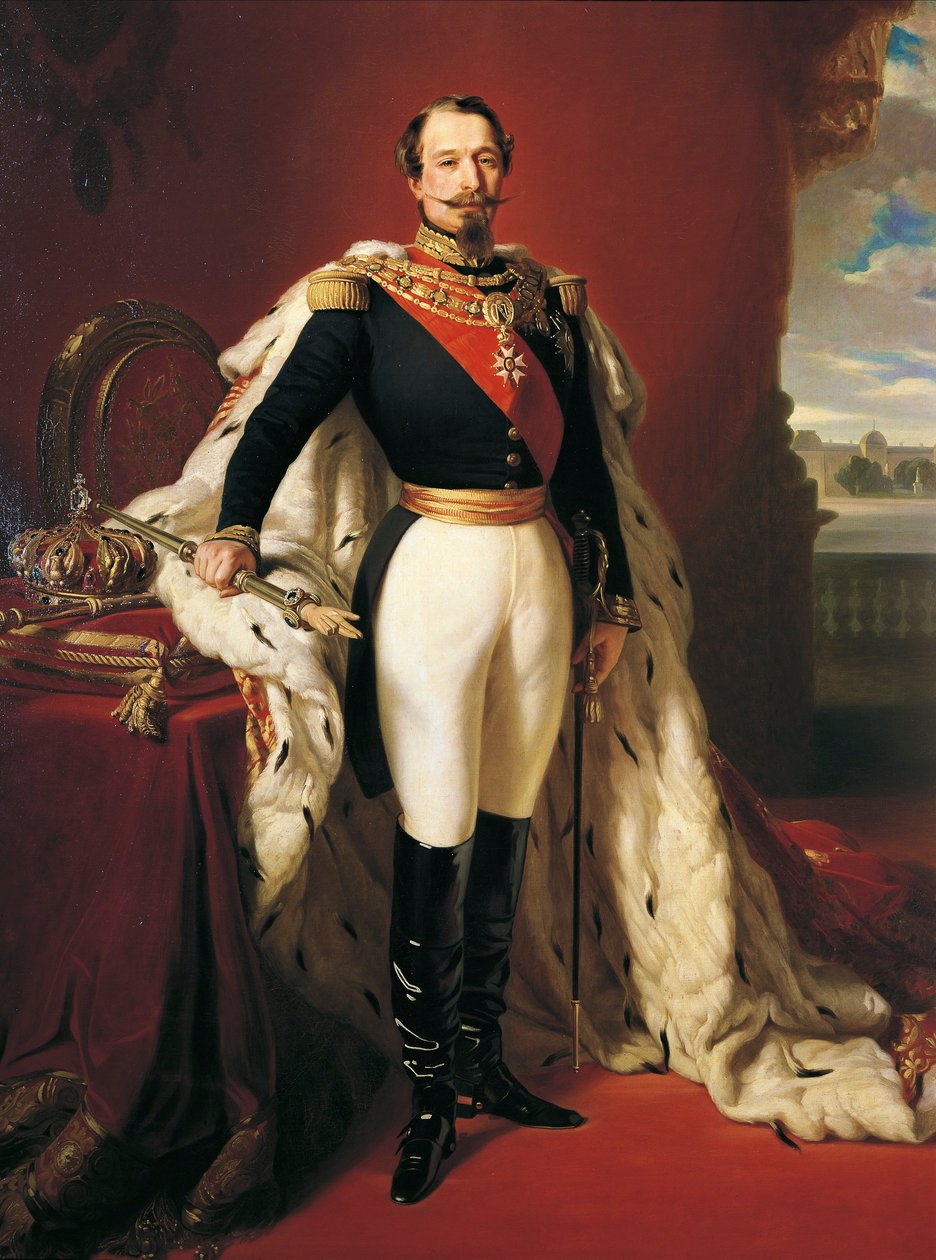 Portret van Napoleon III (Louis Napoleon Bonaparte) door Franz Xaver Winterhalter