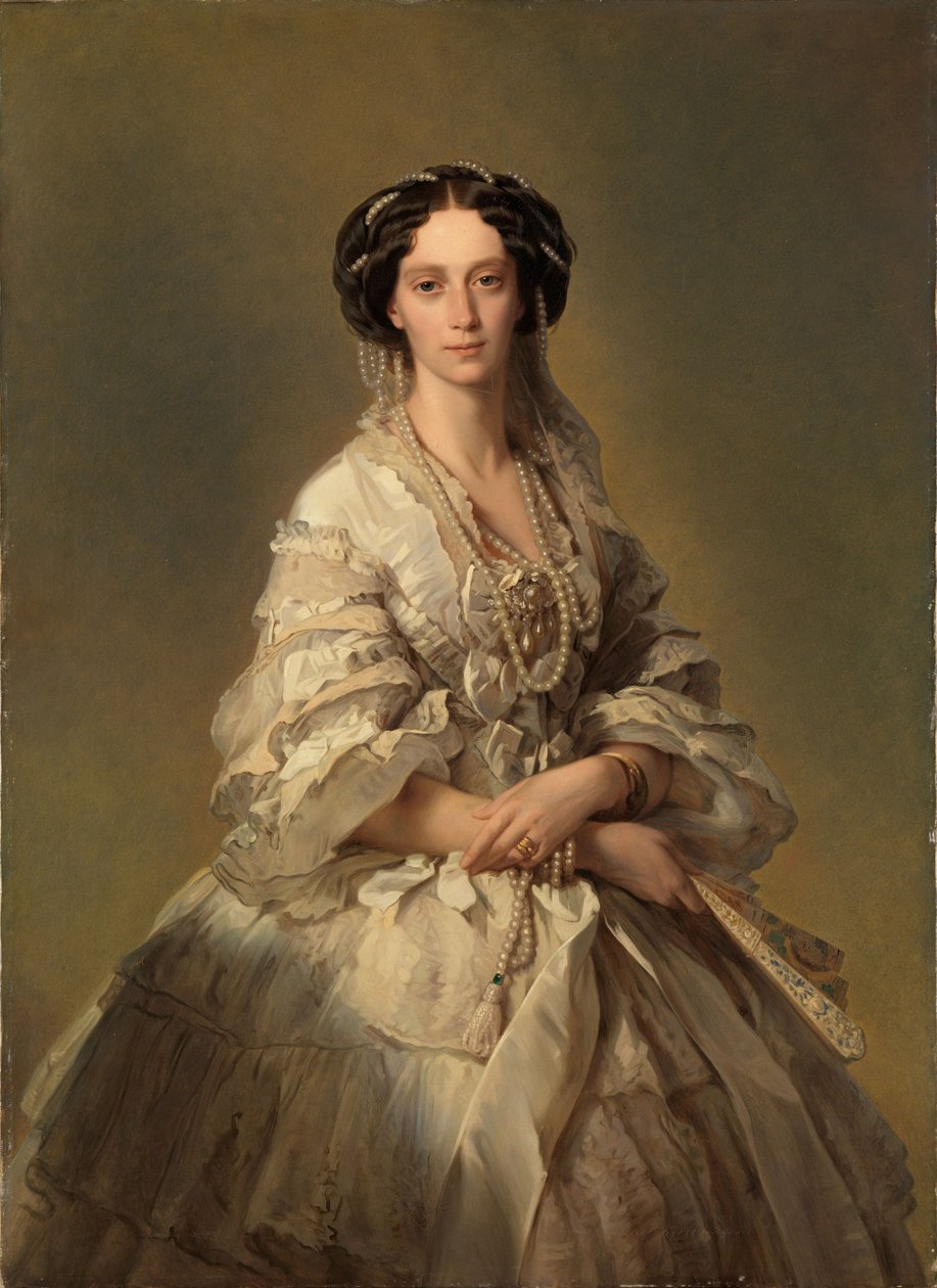 Tsaarin Marie Alexandrovna van Rusland door Franz Xaver Winterhalter