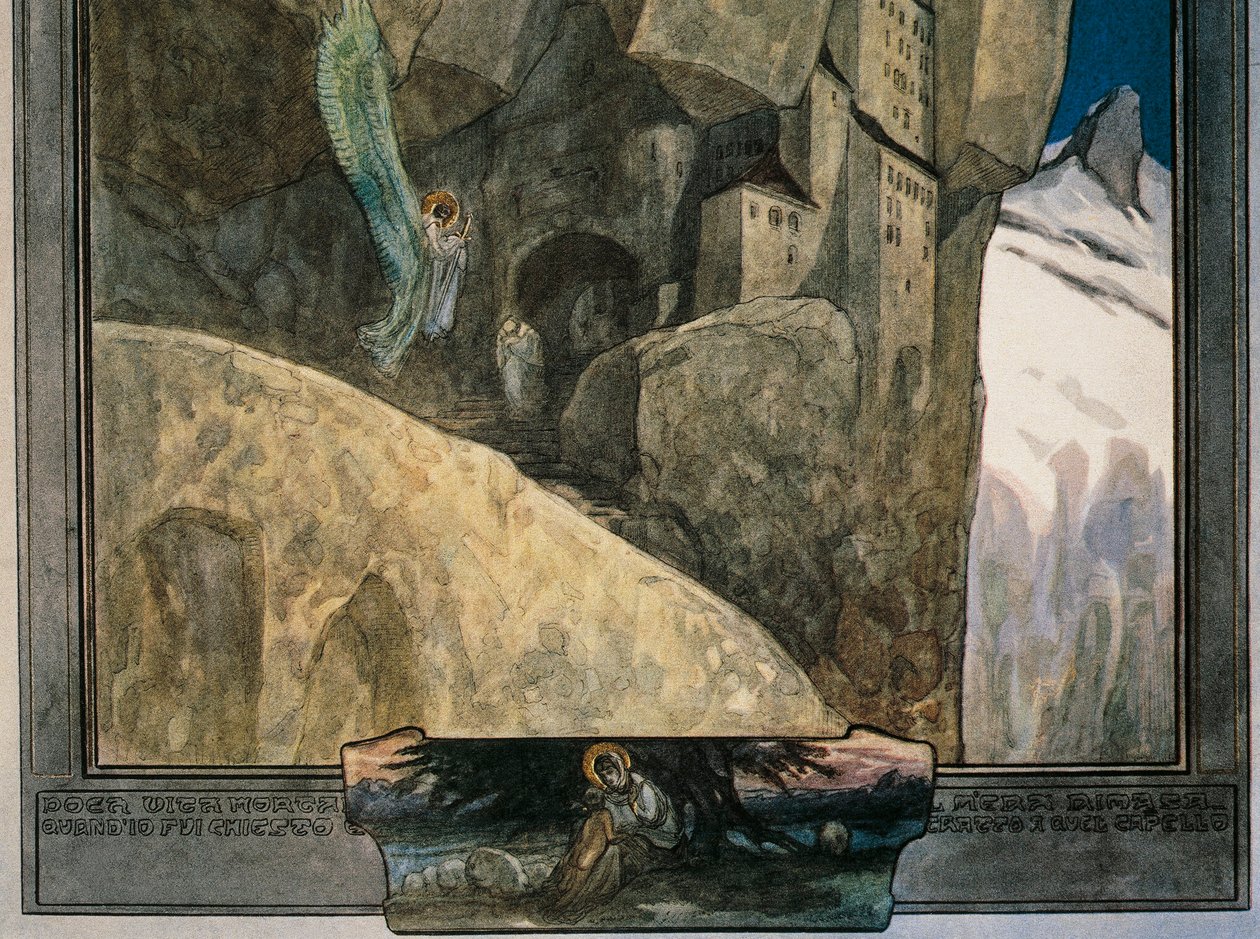 Oostenrijk, Wenen, Illustratie van Dante Alighieri