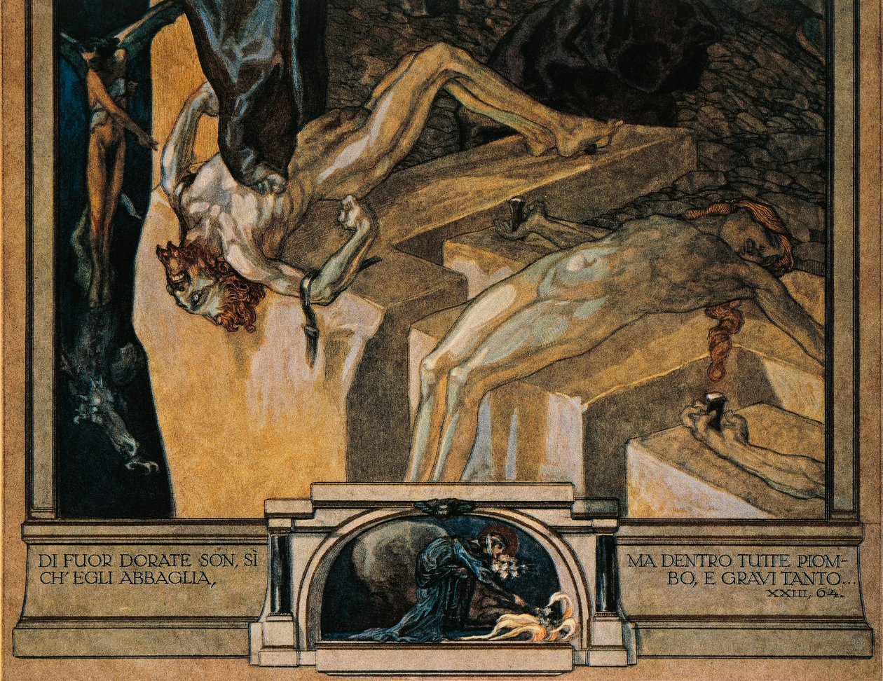 Oostenrijk, Wenen, Illustratie van Dante Alighieri