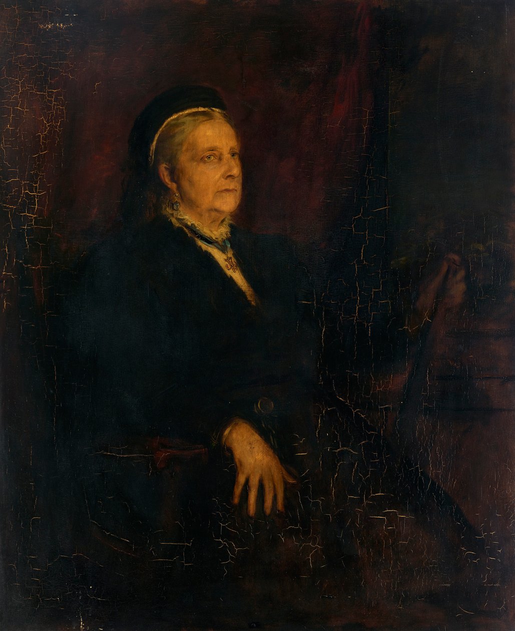 Prinses Clementine door Franz von Lenbach
