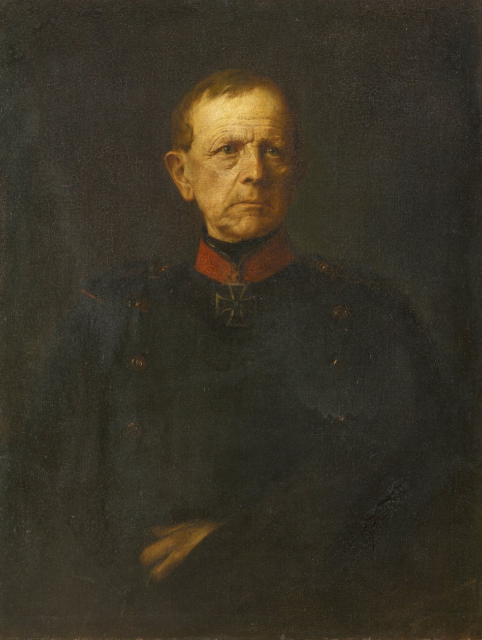 Graaf Helmuth von Moltke door Franz von Lenbach
