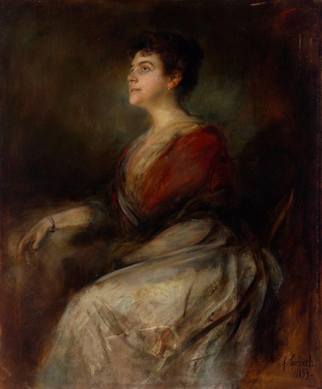 Harriet door Franz von Lenbach