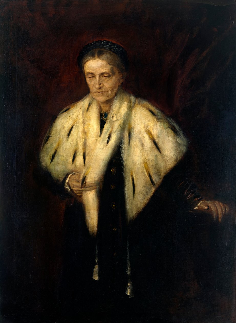 Ludovika, hertogin in Beieren door Franz von Lenbach