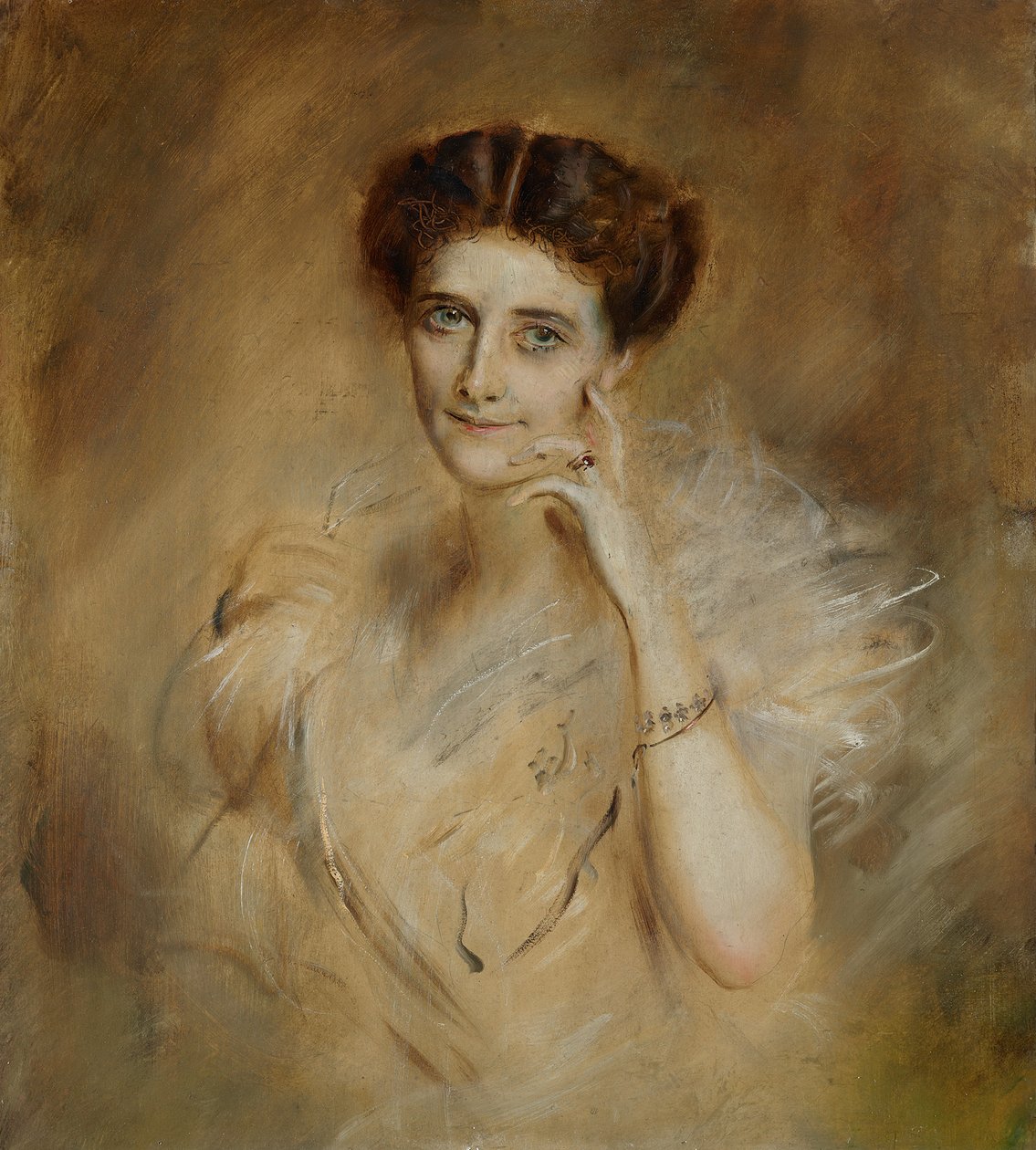 Mary Lady Curzon door Franz von Lenbach