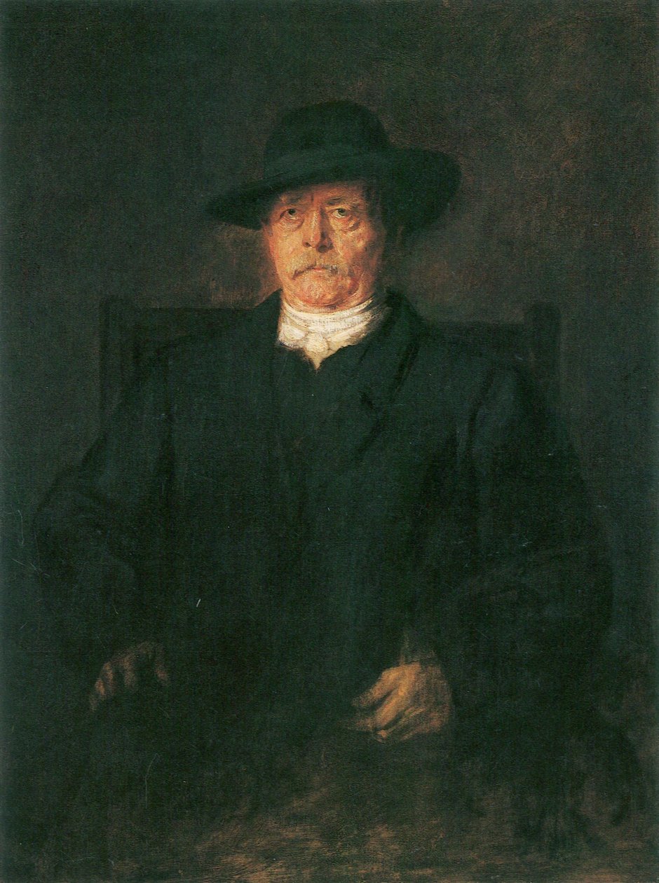 Portret van Otto von Bismarck door Franz von Lenbach
