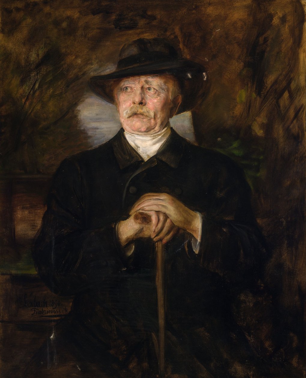 Portret van Otto von Bismarck door Franz von Lenbach