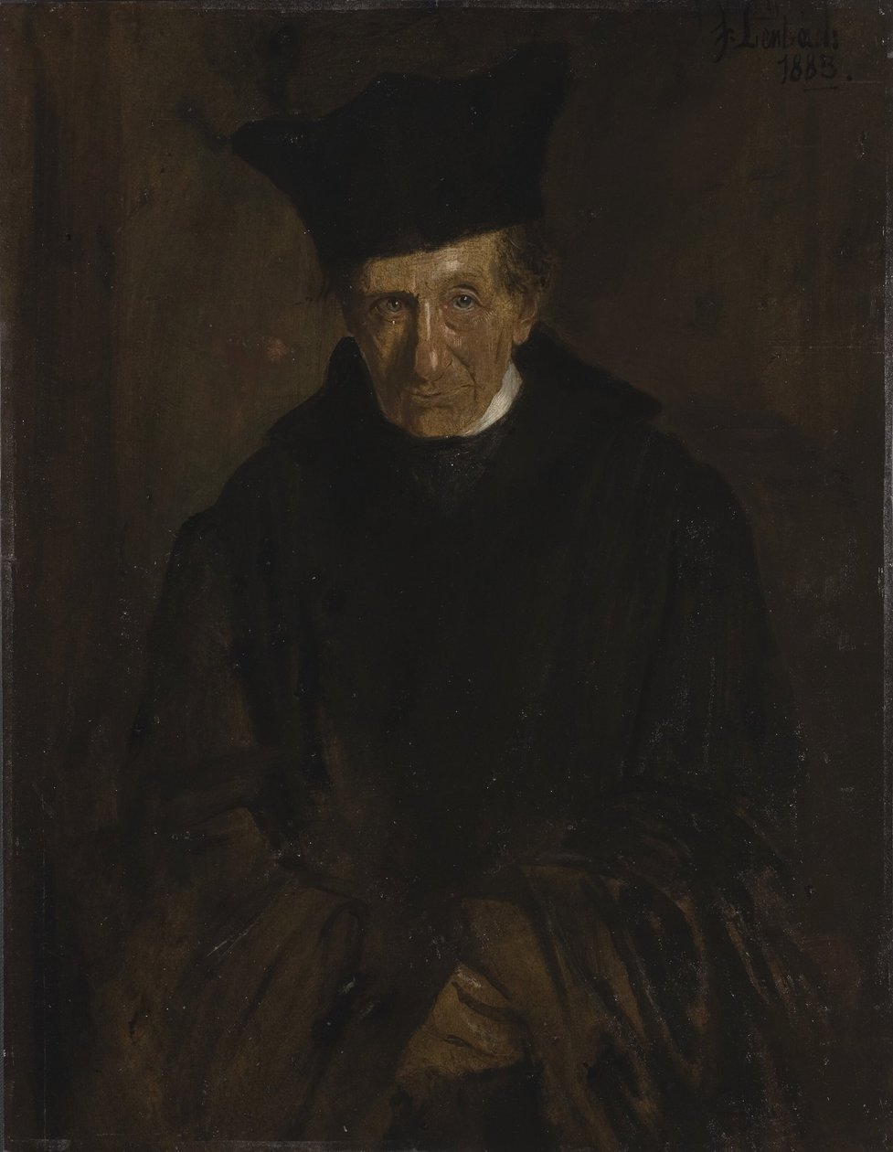 De theoloog Ignaz von Döllinger door Franz von Lenbach