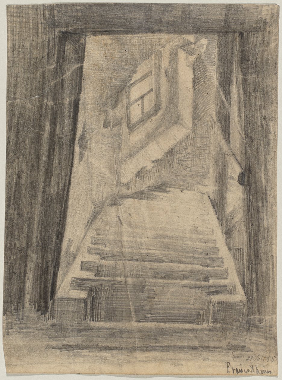 Trappenhuis (Frauenturm) door Franz von Lenbach