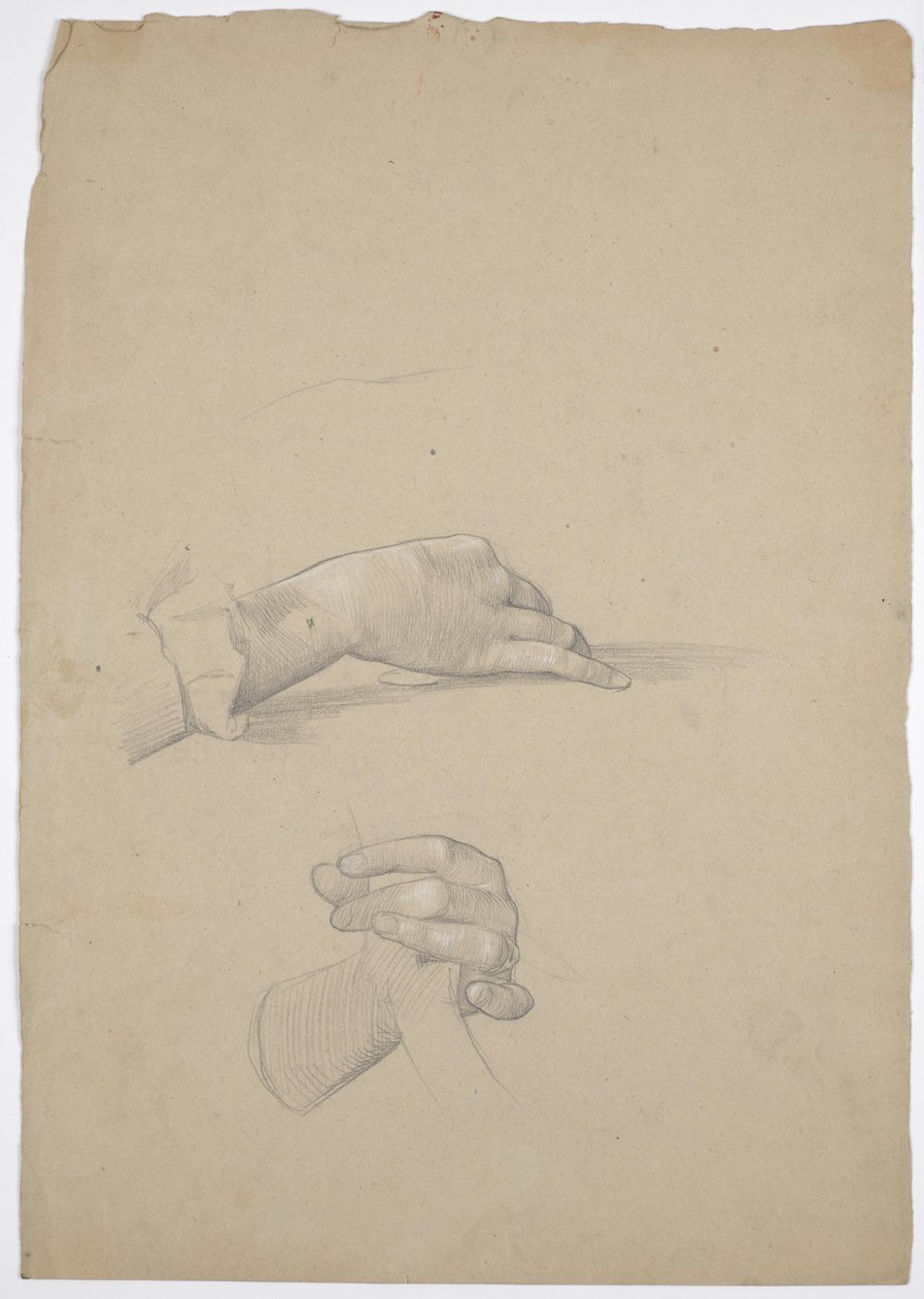 Handstudien door Franz von Matsch