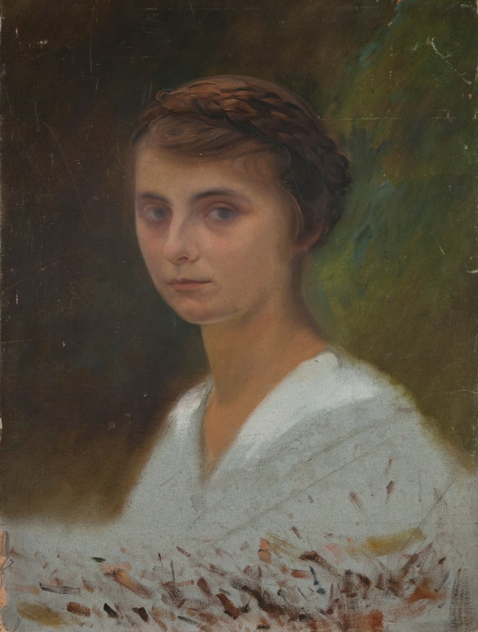 Therese von Matsch, de dochter van de kunstenaar door Franz von Matsch