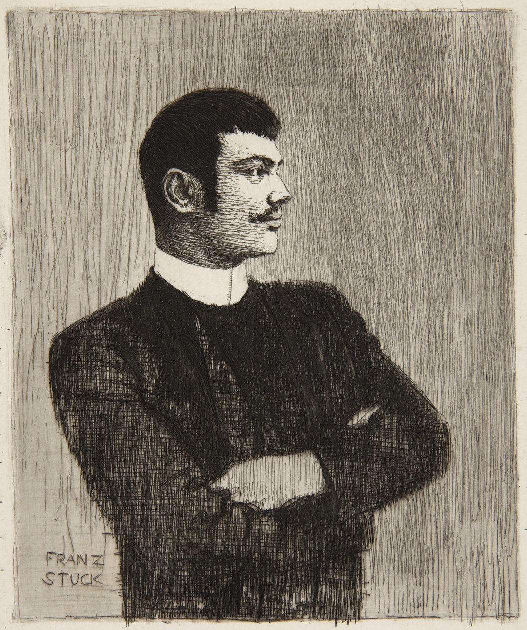 Zelfportret door Franz von Stuck