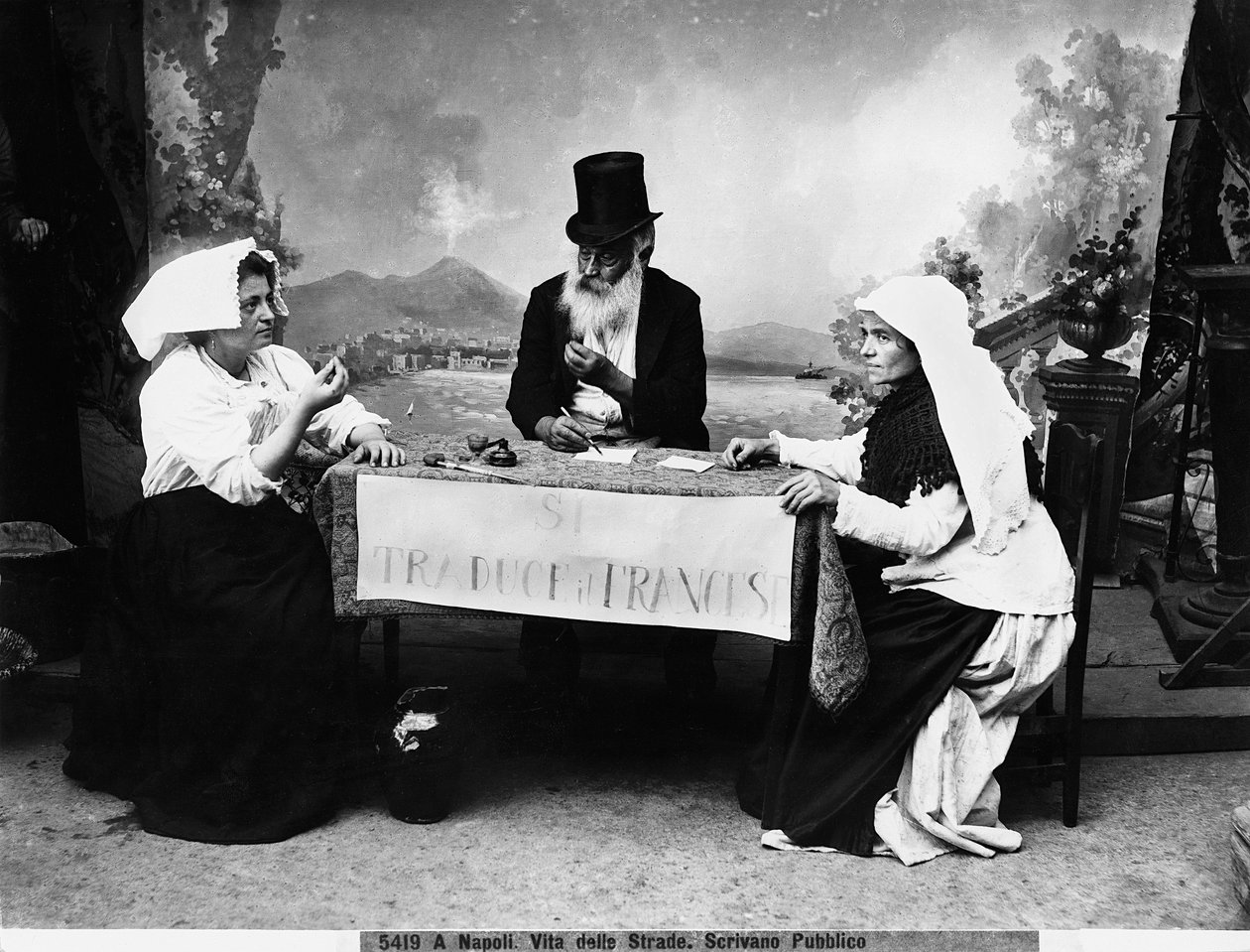 Openbare schrijver in Napels, c.1890 door Fratelli Alinari Fratelli Alinari