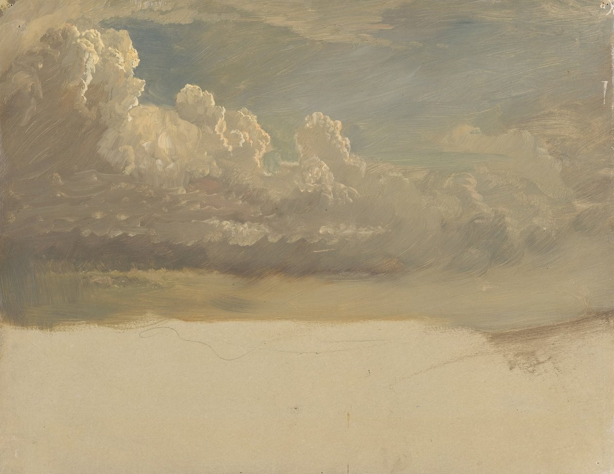 Wolk Studie door Frederic Edwin Church