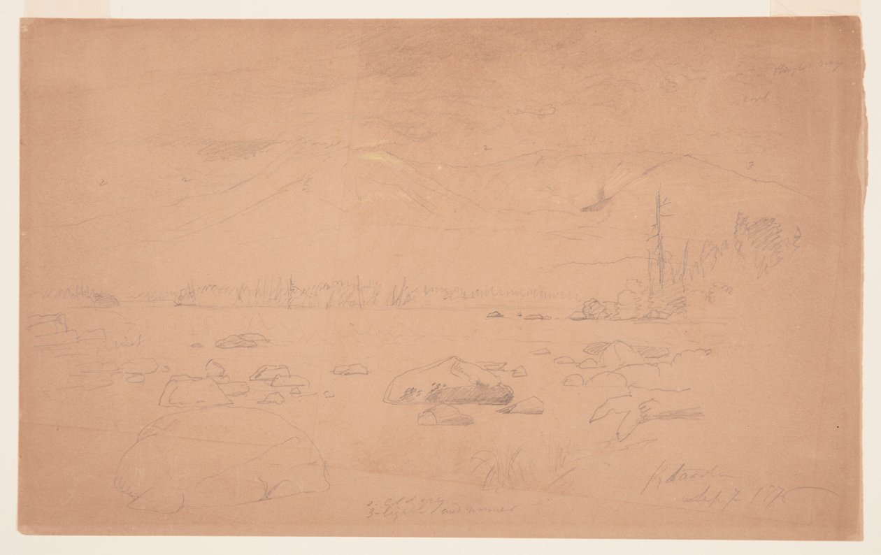 Bergen Katahdin en Turner door Frederic Edwin Church