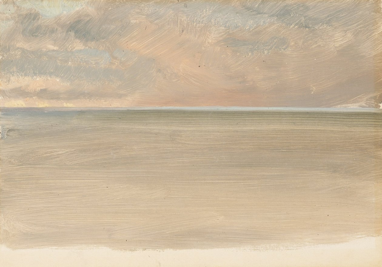 Zeegezicht met ijsberg in de verte door Frederic Edwin Church