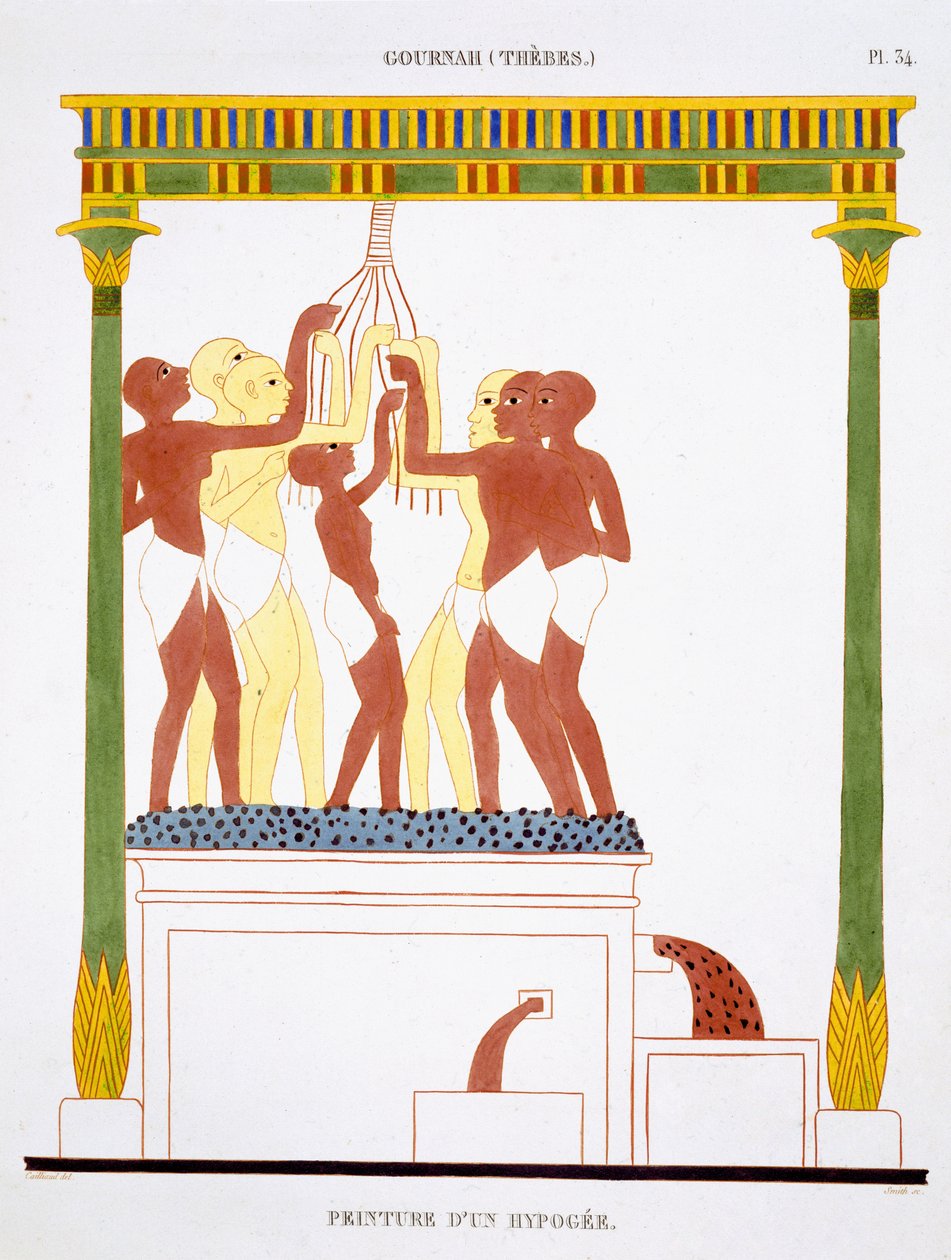 Druiven Treden, uit een Zeldzaam Verslag van Fresco