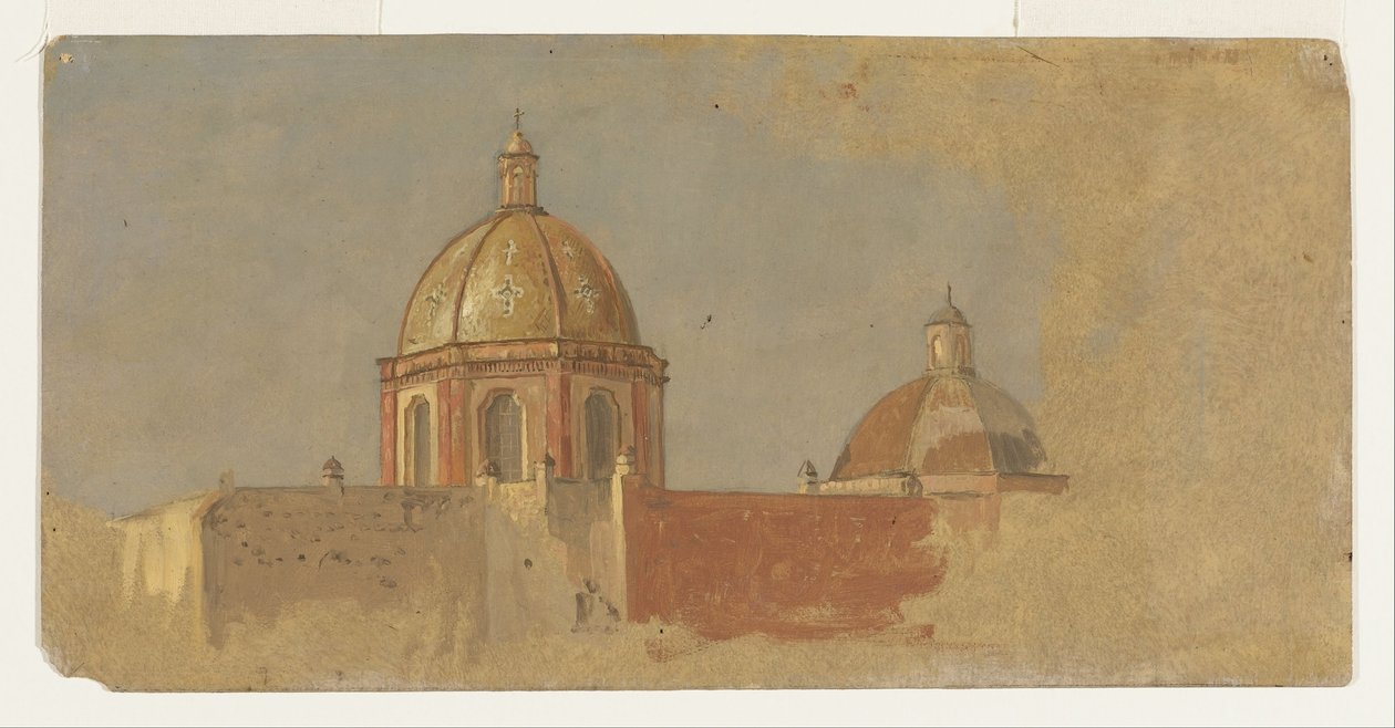 Colombia of Ecuador, kerkdaken door Frederic Edwin Church