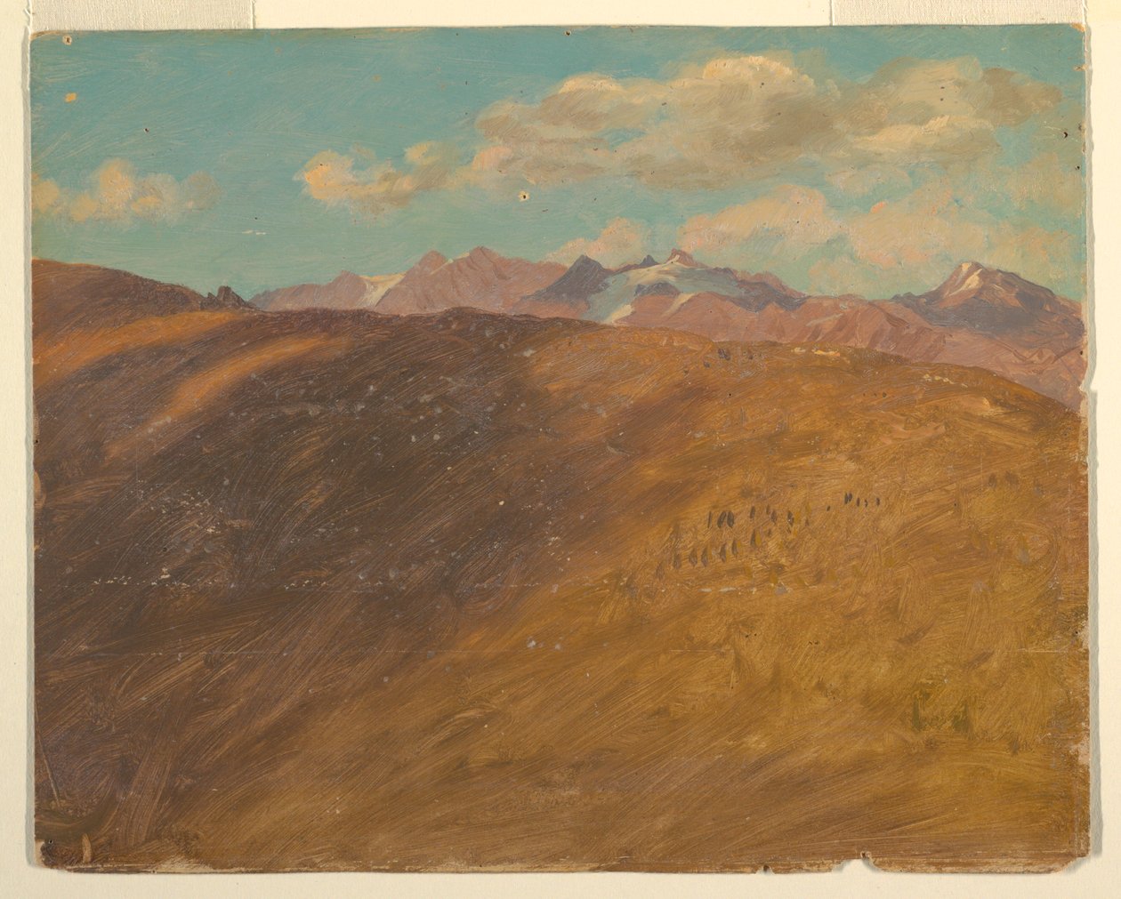 Tekening, Beierse of Zwitserse Alpen, 1868 door Frederic Edwin Church