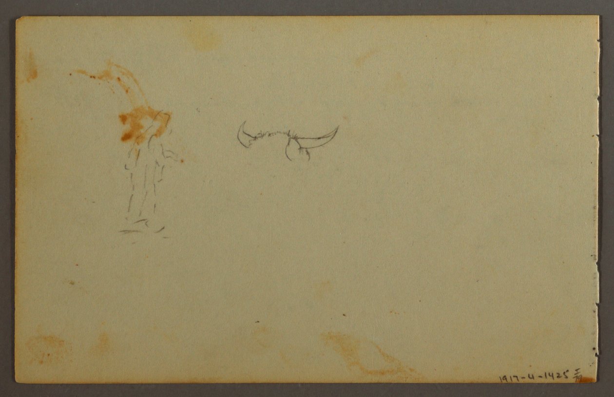 Tekening, Wolkenstudie, 1844 door Frederic Edwin Church