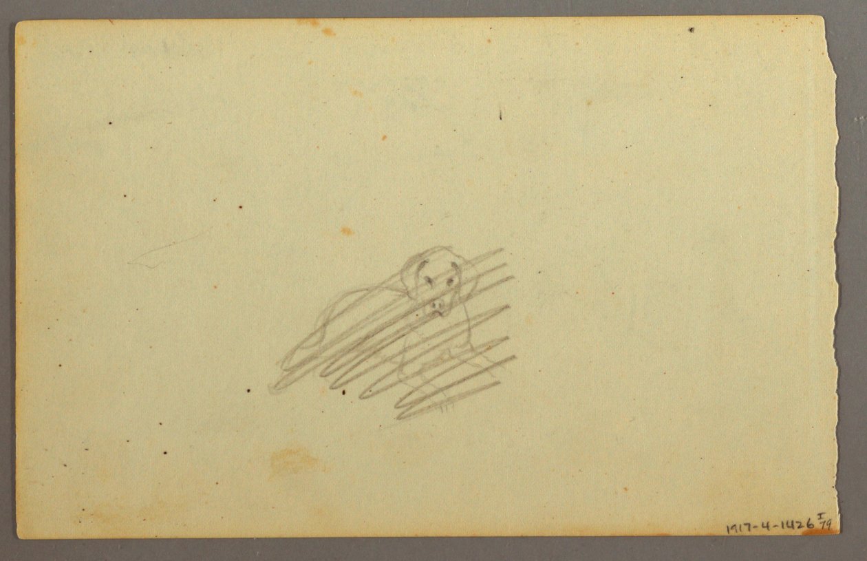 Tekening, Koeien, 1844 door Frederic Edwin Church
