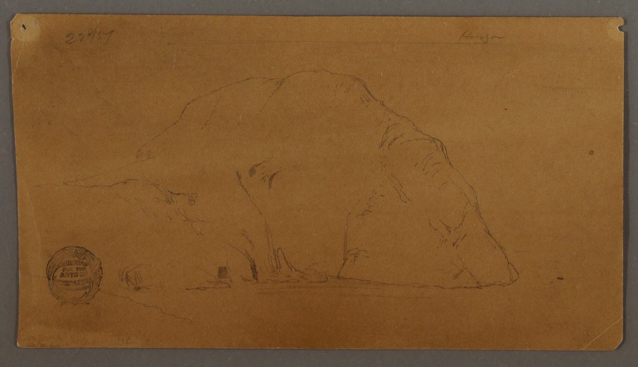 Tekening, ijsberg, Labrador, Newfoundland of Nova Scotia, 1859 door Frederic Edwin Church