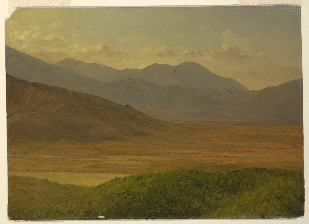 Tekening, Landschap, mei 1865 door Frederic Edwin Church