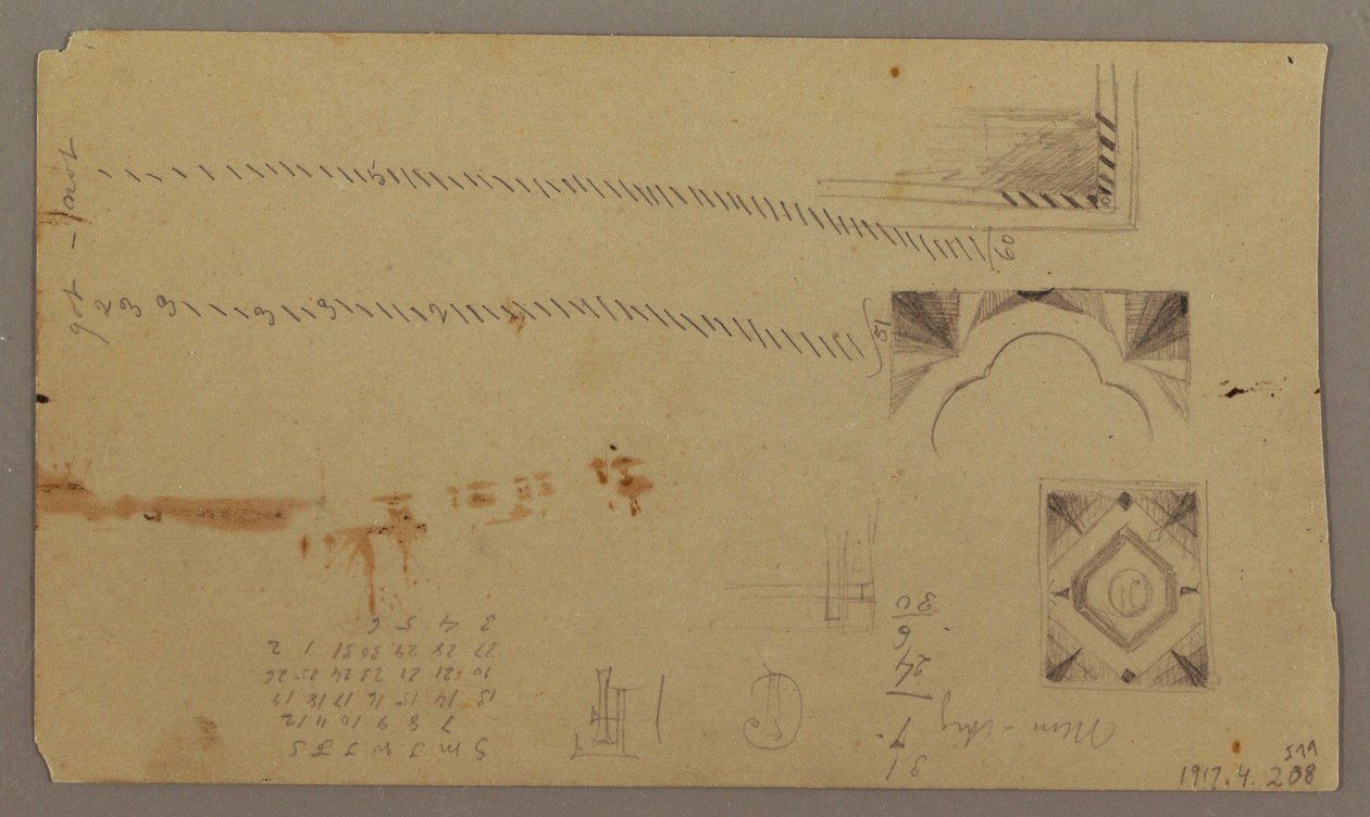 Tekening, Landschapsgezicht vanaf boerderij Galleway Hill, Jamaica, West-Indië, augustus 1865 door Frederic Edwin Church